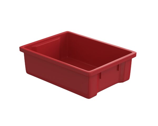 Cubo Infantil Plastico Rojo #21 –