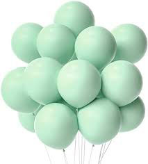 Paquete Globos Estándar Verde Limón